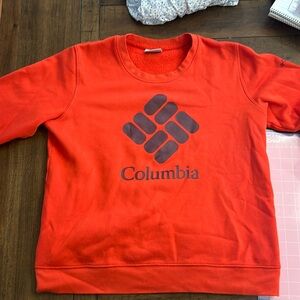 Orange Columbia long sleeve sweater